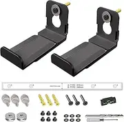 [AENTGIU] Sound Bar Mounts Under TV, Soundbar Wall Mount Bracket Universal Speaker Mounting Shelf Adjustable (3.4"-5.8") for Samsung, Vizio, Lg, Sony, JBL, Bose Soundbar Mount with Hardware Kit