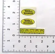 water slide decal set for Tonka Bulldozer W/TRACKING