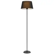 Jaxon Contemporary Standing Floor Lamp Light Metal Fabric Black