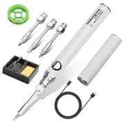 Cordless Soldering Iron Kit, USB Rechargeable Cordless Soldering Iron, 32630