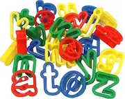 Major Brushes Plastic Lower Case Alphabet Letter Dough Cutters - Pack of 26