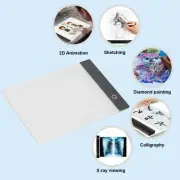 LED Light Box Tracer Ultra Thin Portable Dimmable Artcraft Tracing Pad A5