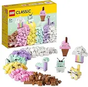 LEGO® Classic Creative Pastel Fun 11028 Building Toy Set; Colourful, Imaginative,Playful Learning for Kids Aged 5+