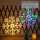 Xmas Outdoor Lamp Christmas Tree Star Snowflake Fairy Light LED Hanging Light