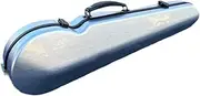 JWQFBC Hard Violin Case, Violin Travel Case, Built-in Hygrometer, Professional Carrying Case, Travel Stage Box, Black Gray Brushed