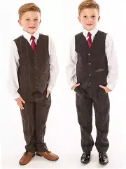 Boys Suits Boys Wedding Suit Tweed Waistcoat Suit Page Boy Baby Formal Party New