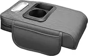 Car Armrest Pad, Center Console Cushion with Storage Compartments, Multifunction Armrest Pillow for , Includes Cup Holder and Tissue Holder for Easy Access, Ideal for SUV, Truck, RV Comfort