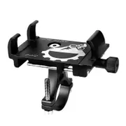 XD-BL13 Aluminum Alloy Universal Phone Holder 3"-6.8" Adjustable Phone Clip Stand Shockproof Portable Phone Bracket For Cycling Bicycle E-Bike Motorcycle BLACK COLOR