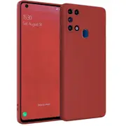 MCC For Samsung Galaxy A21s Soft Liquid Silicone Shockproof Case Cover A217 [Wine]