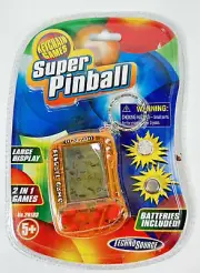 Super Pinball Electronic Keychain Mini Travel Game 2003 - Factory Sealed In Pkg.