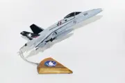VFA-131 Wildcats USS Eisenhower 2011 F/A-18C Model, Navy, 1/37th (18") Scale