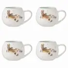4x Ashdene Bush Buddies New Bone China Tea/Coffee Mini Hug 200ml Mug Platypus
