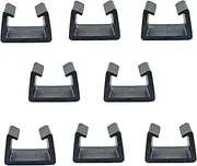 8 Pcs Plastic Outdoor Furniture Connector Clamp for Patio Sofas, Easy to Use Fastening Clips for Sectional Couches and Patio Sofa Fasteners,Inner Diameter 52 mm