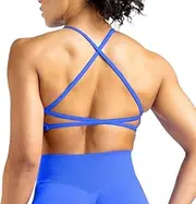 [AYTDNEHGK] Dynamic Backless Sports Bra High Impact Fitness Underwear Back Cross Gym Crop Top Women Training Running Seamless Bras