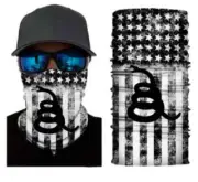 Neck Gaiter Face Mask Fishing Sun Headwear Protection USA Flag Don't Tread On Me