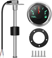 ZCBYBT Stainless Steel Fuel Sender Fuel Gauge Fuel Water Level Sensor Boat Fuel Tank Sending Unit, for Boat Car Truck RV,75cm
