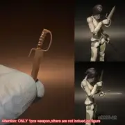 Single Handmade 1/12 Metal Knift Weapon Model For DIY 6'' Action Figure