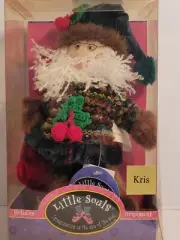 Little Souls Gretchen Wilson Christmas Holiday Ornament "Kris" Santa Claus NWT