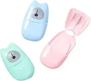 Healvian Travel Soap Sheets Boxes Sheets Box Soap Petals for Women Bath Hand Wash Safe Fragrant Office Home