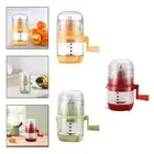 Hand Cranked Juicer Lime Squeezer 400ml Kitchen Tool Sturdy Anti Slip Base