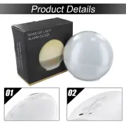 Nature Wake Up Light Alarm Clock with SunriseSunset Alarms FM Radio Night Light