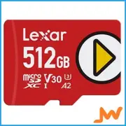 Lexar PLAY 512GB MicroSDXC Class 10 U3 V30 Memory Card