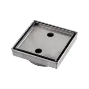The Mondella Rumba Tile Insert Floor Grate is. made by 316 marine gradestainles
