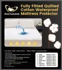 40cm or 50cm Wall Cotton Waterproof Fully-Fitted Microfibre Mattress Protector