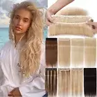 CLEARANCE 100% Russian One Piece Clip In Remy Human Hair Extensions THICK Weft