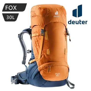 【德國deuter】FOX拔熱背包30+4L (3611121 芒果黃/暗藍/登山/健行/窄肩)