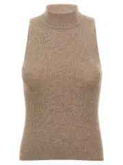 [Brunello Cucinelli] Brunello Cucinelli-Sparkling Top Marrone-Donna M