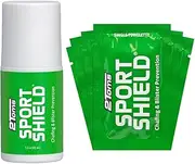 SportShield - Chafing and Blisters Prevention Combo Pack, 1.50 Ounce Roll-On Bottle and 3 Travel Single Use Packets