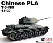 1/72 Chinese People's Liberation Army T34/85 Tank T34 Finished Model ！