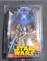 Star Wars Episode III ROTS General Grievous Four Lightsaber Action Figure