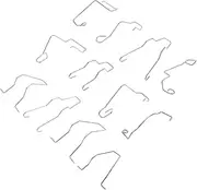 Stainless Steel Headlight Retaining Clips 12pcs Set for Car Headlamps Easy Install H1/ /h4/h7 Bulb Retainer Spring Clamps
