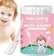 Baby Mouth Cleaner - Skim Gauze Gum Cleaner Stick | Portable Toothbrush Tongue Cleaner Skim Gauze, Flexible Baby Toothbrush for Baby Kids Tongue Tooth Mouth Care