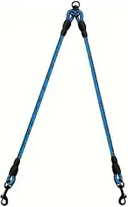 Dual Dog Leash - 360 Swivel No Tangle Walking Leash for Small Dogs