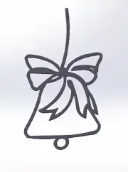 Christmas Bells 20 DXF file for CNC laser Plasma router machines G-CODE 5002