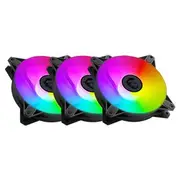 MSI MPG F120 ARGB 120mm Fan Black 3 Pack