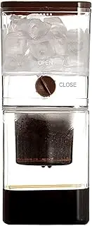 Modern Cold Brew Coffee Maker, 500ML/16.9oz Glass Iced Coffee Maker, Easy to Clean Creative Dripper Iced Coffee Maker