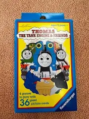 THOMAS THE TANK ENGINE FRIENDS 4 Games To Play 36 Giant Picture Cards NEW SEALED
