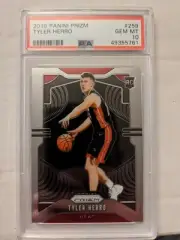 PSA 10 Gem Mint - 2019-20 Panini Prizm Tyler Herro #259 RC - Heat