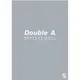 Double A A5膠裝筆記本－辦公室系列（灰） DANB12166【金石堂】