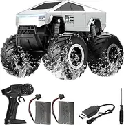 Hylukon 1:16 Scale Remote Control Car for Kids 6-12 Years Old, 2.4 GHz 4WD All Terrain Off-Road Pick-up Truck, Waterproof Monster Truck Hobby RC Cars Toys for Boys Girls
