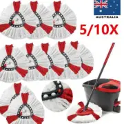 5-10X For Vileda Easy Wring Mopping & Clean Microfibre Spin Mop Replacement Head