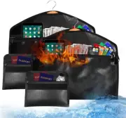 Hanger Diversion Fireproof & Waterproof Safe with Lock and Small Fireproof Bag