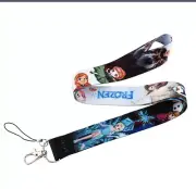 Frozen Disney Lanyard Card ID Badge Holder Key Chain Key Ring Accessory kids new