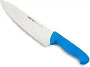 Arcos Chef Knife 10 Inch Stainless Steel. Professional Multipurpose Cooking Knife to Cut and Clean Vegetables. Ergonomic Polyoxymethylene Handle and 250 mm Blade. Series 2900. Color Black