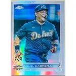 MIGUEL CABRERA 胖卡 金屬亮卡 2022 TOPPS CHROME UPDATE 大聯盟 道奇隊 棒球卡