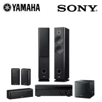 在飛比找momo購物網優惠-【YAMAHA & SONY】5.1聲道家庭劇院組(STR-